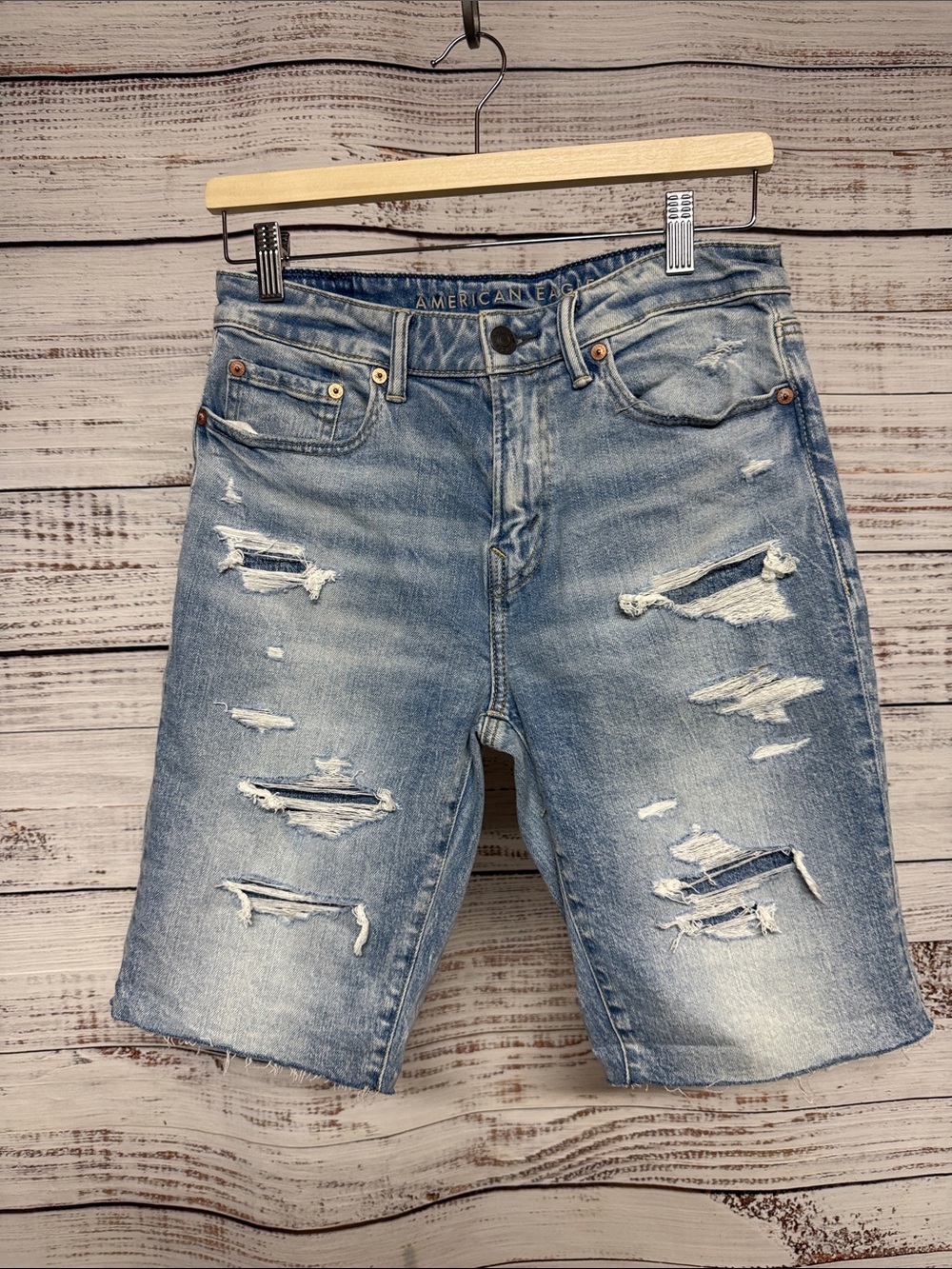 American Eagle Air Flex + Denim Shorts NEW